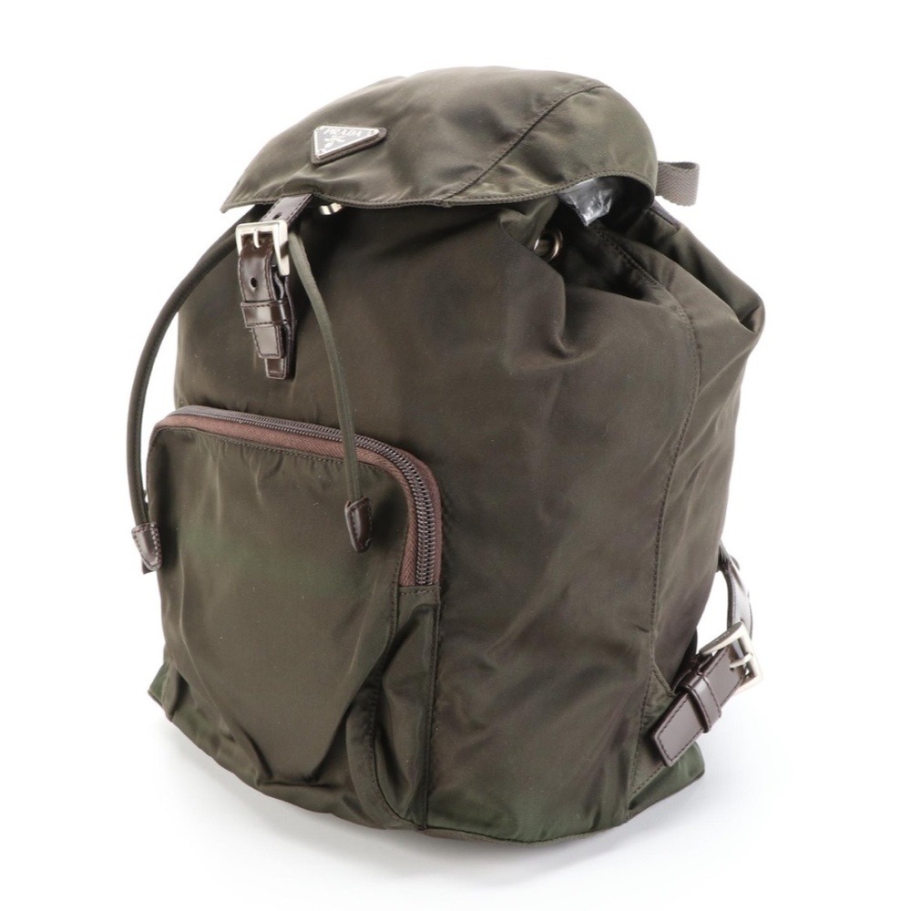 Prada Tessuto Drawstring Backpack Bag - image 2